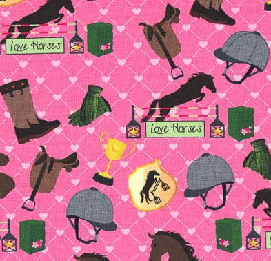 ODIN, hevoset ja tarvikkeet, roosa