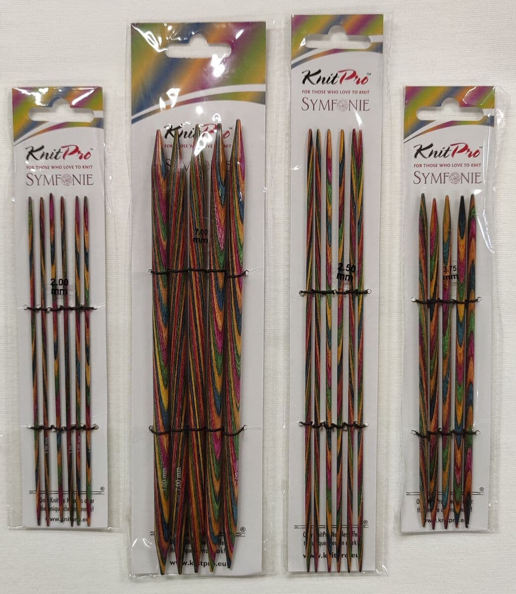 Sukkapuikot 20cm, koivua, Symfonie, KnitPro