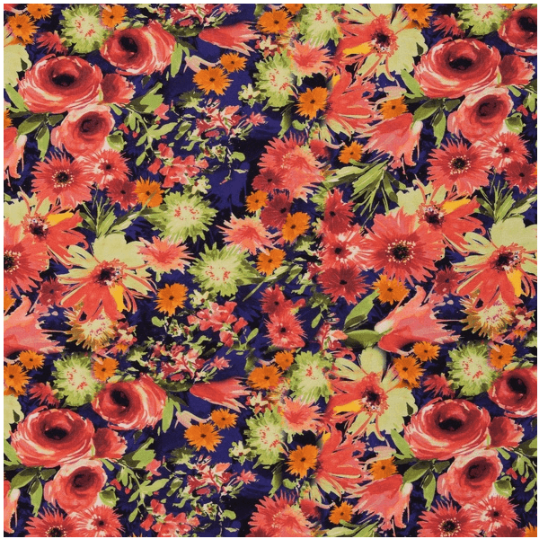 Trikoo KUKKATARHA, Genua - Kiivi-persikka