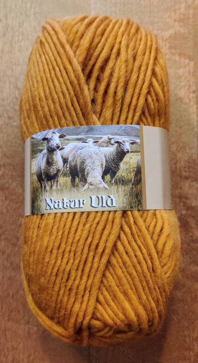 Natur Uld 100g Hjertegarn- Okra 381