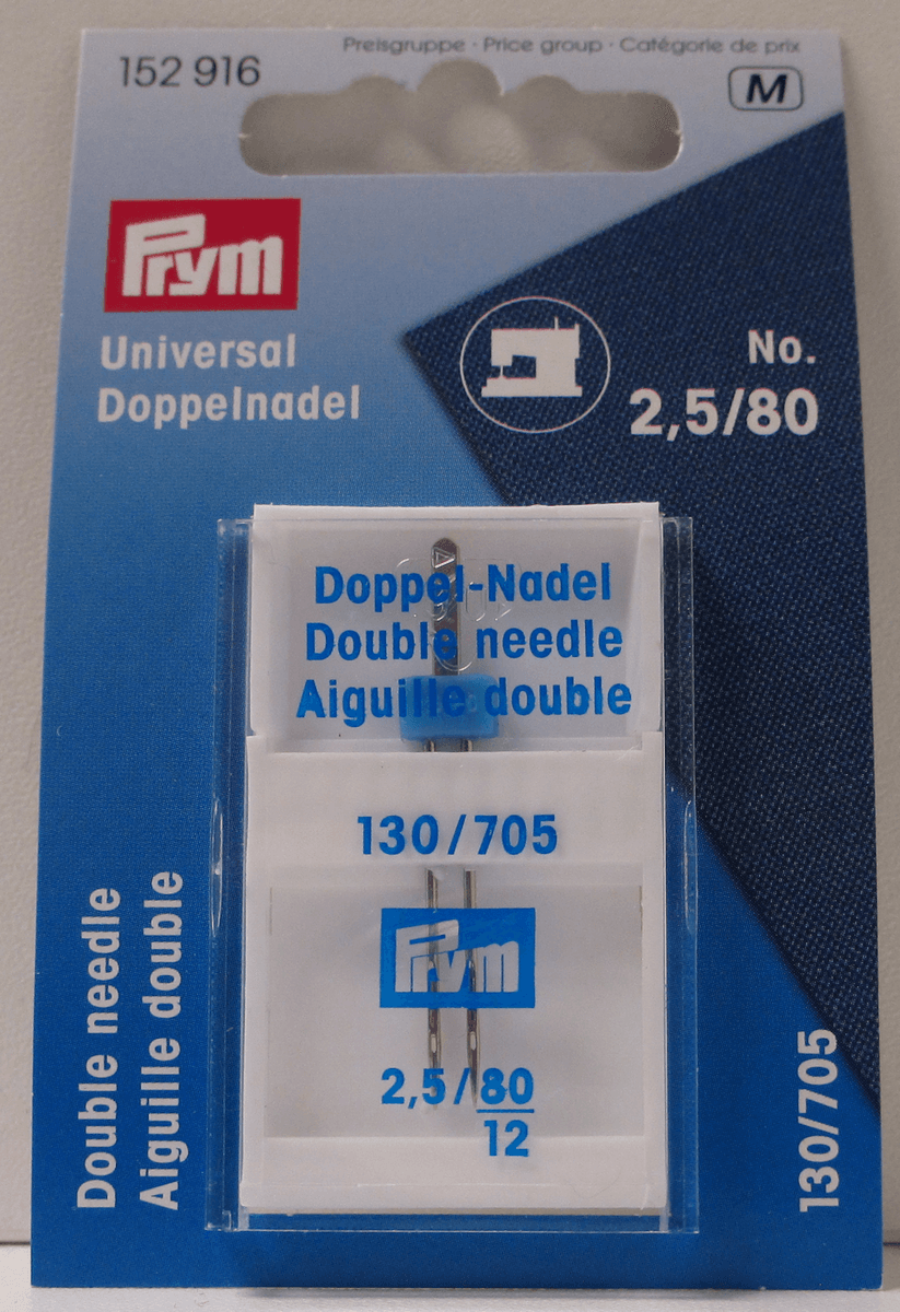 Kaksoisneula 2,5/80 Koneneula, Prym 152916