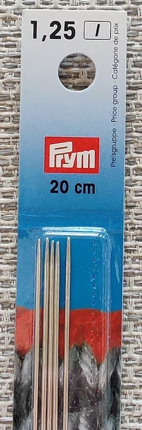 Sukkapuikot n:o 1,25 teräs, Prym 171232