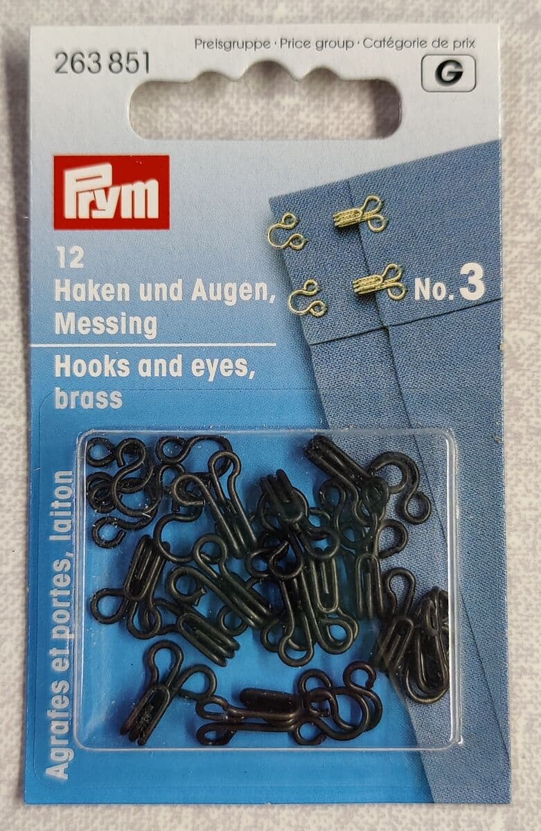 Hakanen, ommeltava n:o3 musta, Prym263851