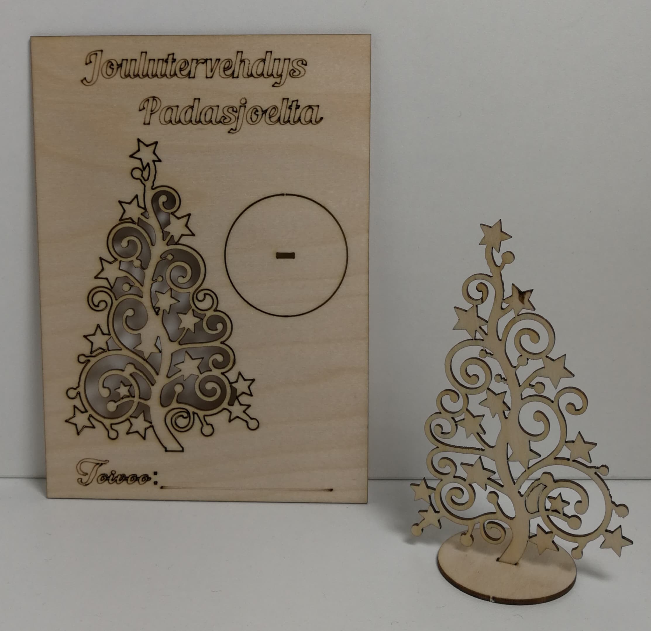 Joulukortti Padasjoelta