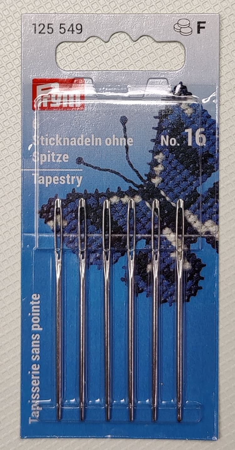 Kanavatyöneula tylppä, No:16, Prym 125549