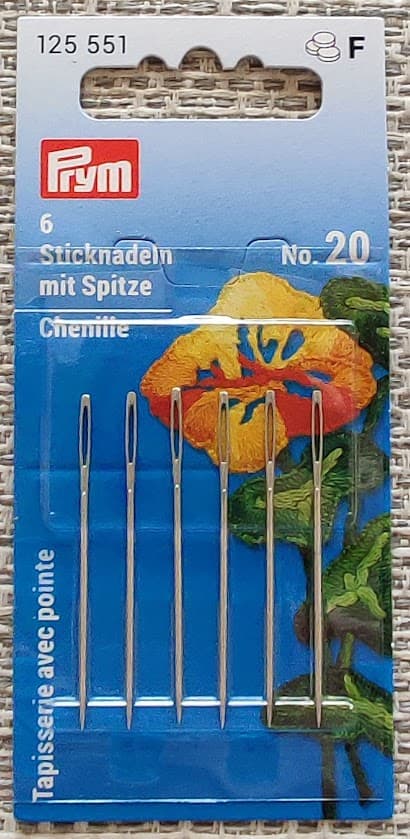 Kirjontaneula Chenille, n:o 20, Prym 125551